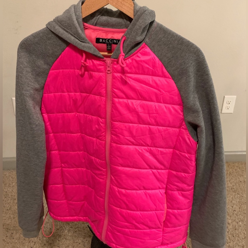 Gray & Hot Pink Jacket